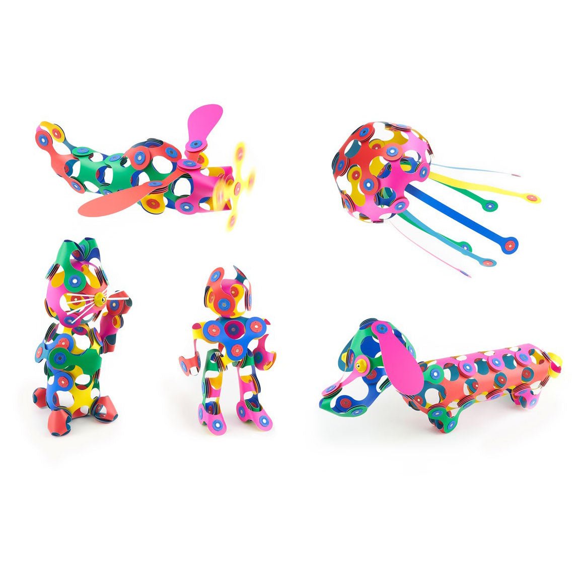 JUEGO DE CONSTRUCCIÓN MAGNÉTICO ·CLIXO SÚPER RAINBOW PACK· - Happy Moments Baby