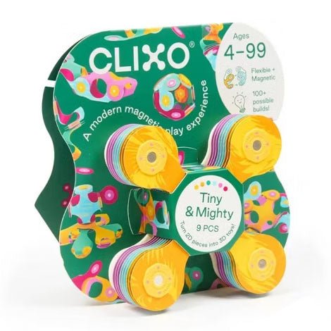 JUEGO DE CONSTRUCCIÓN MAGNÉTICO ·CLIXO TINY & MIGHTY JUNGLE MINIPACK· - Happy Moments Baby