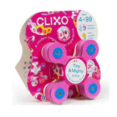 JUEGO DE CONSTRUCCIÓN MAGNÉTICO ·CLIXO TINY & MIGHTY SPARKLE MINIPACK· - Happy Moments Baby