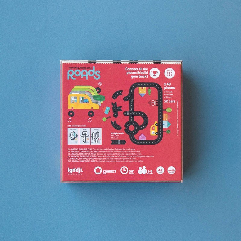 JUEGO DE MESA BOLSILLO LONDJI ·ROADS· - Happy Moments Baby