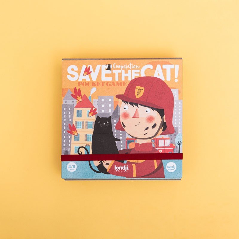 JUEGO DE MESA BOLSILLO LONDJI ·SAVE THE CAT· - Happy Moments Baby