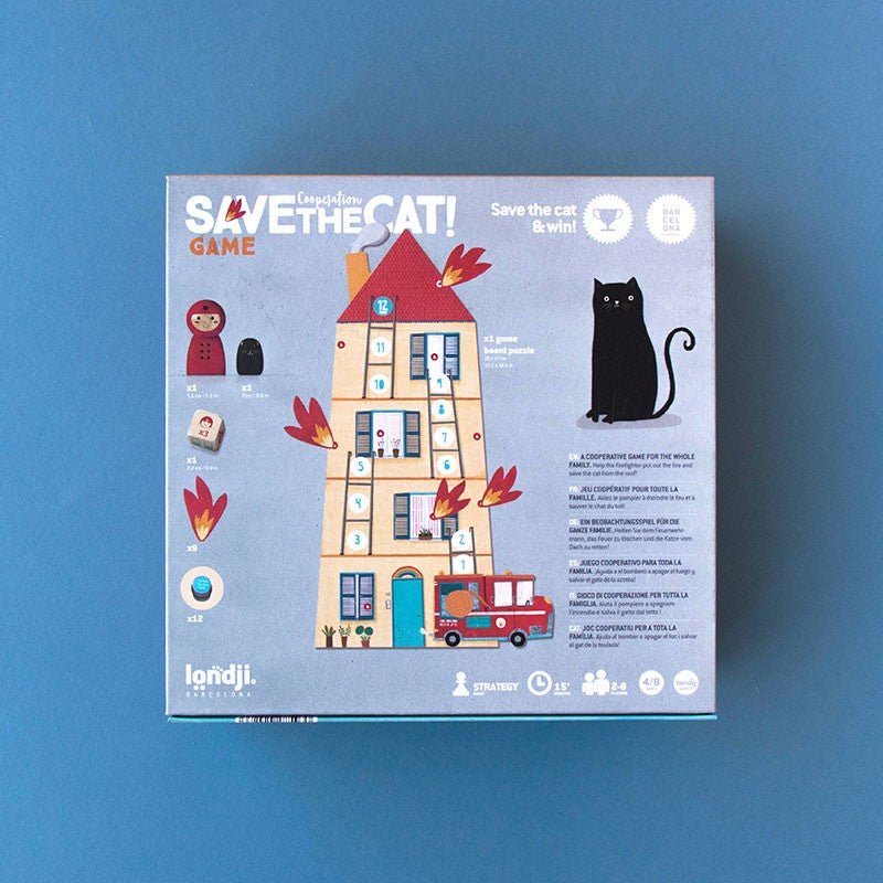 JUEGO DE MESA LONDJI ·SAVE THE CAT· - Happy Moments Baby