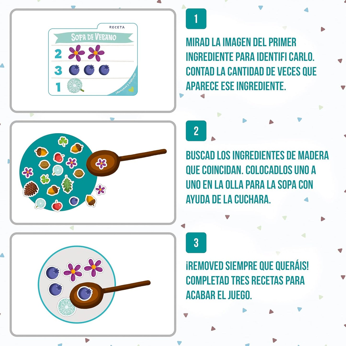 JUEGO DE MESA ·SOPA DE BELLOTAS· - Happy Moments Baby