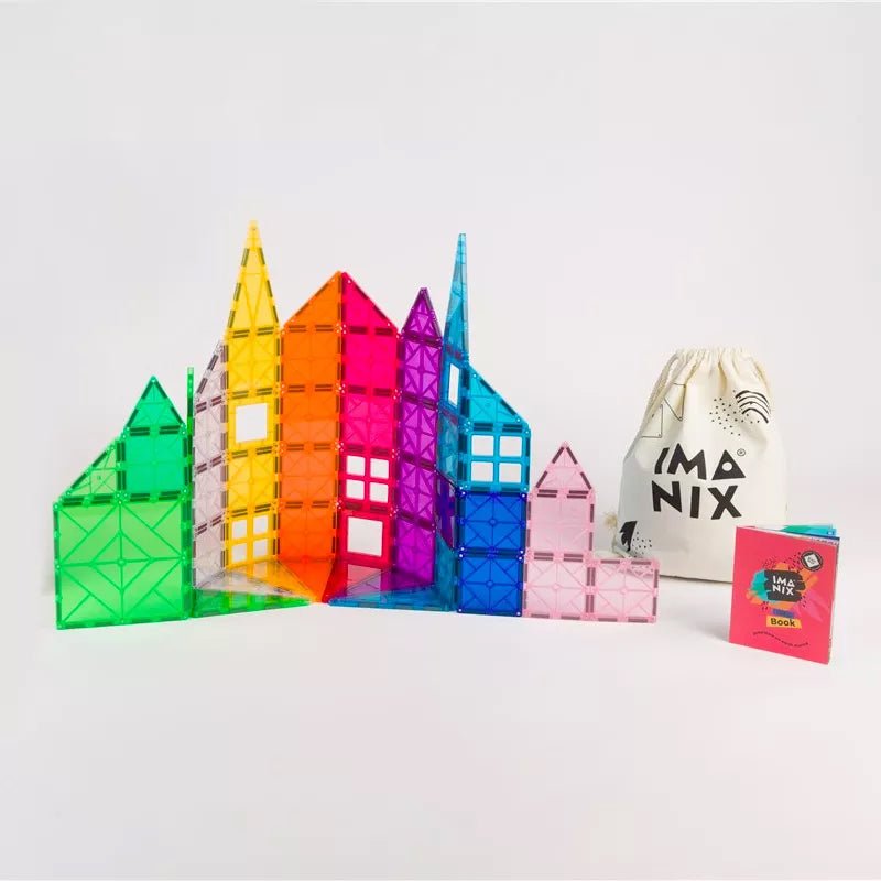 JUEGO MAGNÉTICO DE CONSTRUCCIÓN IMANIX ·100 PIEZAS· - Happy Moments Baby