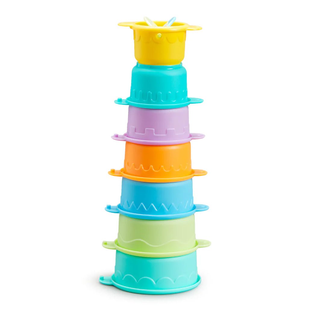 JUGUETE DE BAÑO ·COLADORES TAZAS APILABLES· - Happy Moments Baby