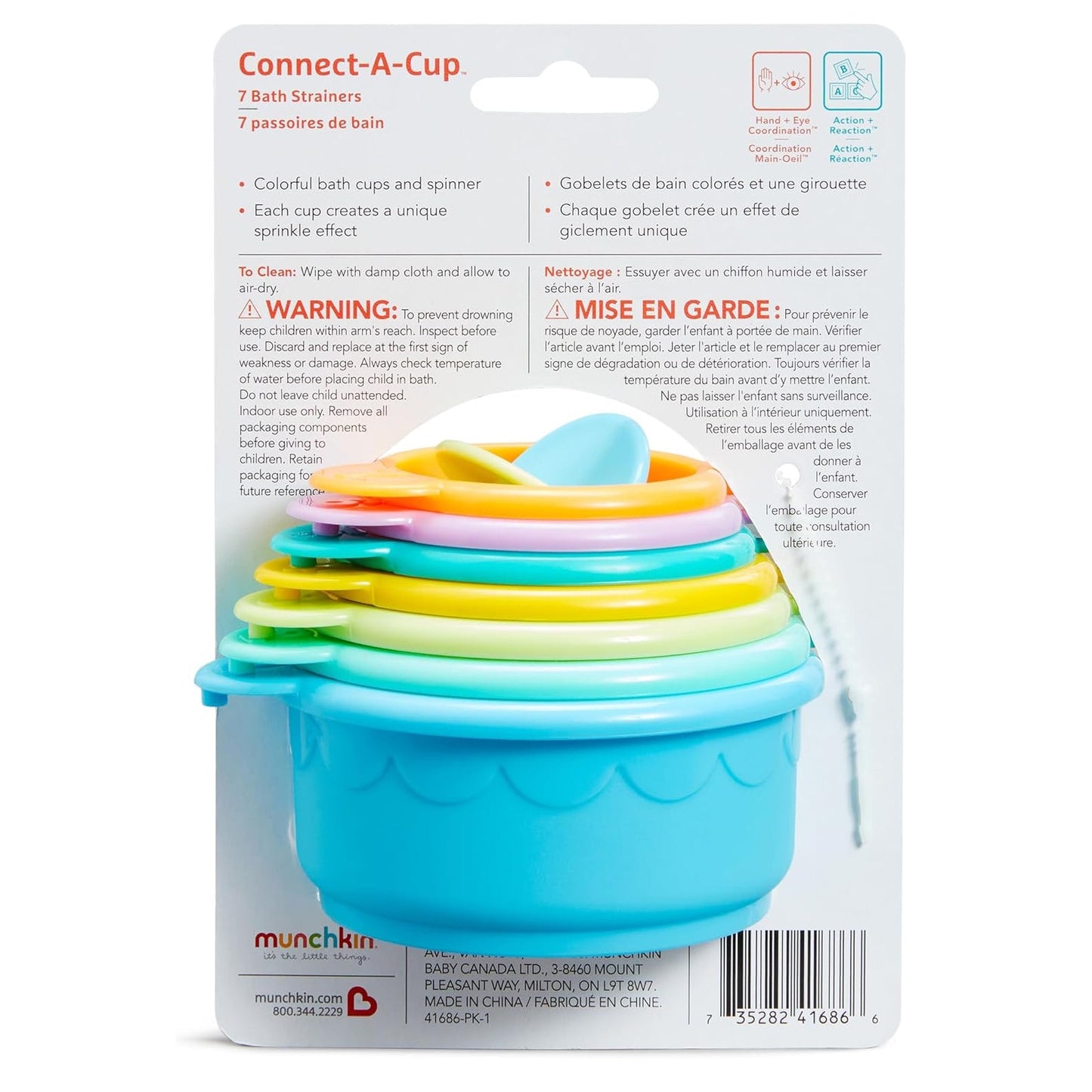 JUGUETE DE BAÑO ·COLADORES TAZAS APILABLES· - Happy Moments Baby