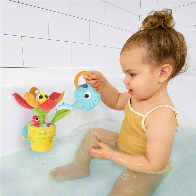 JUGUETE DE BAÑO ·CUCU ABEJA Y FLOR· - Happy Moments Baby