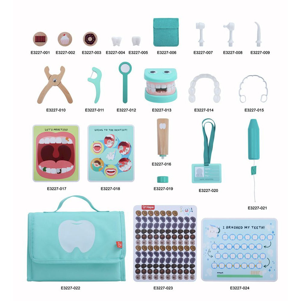 JUGUETE DE MADERA HAPE ·JUEGO CLÍNICA DENTAL SUPER SMILE· - Happy Moments Baby