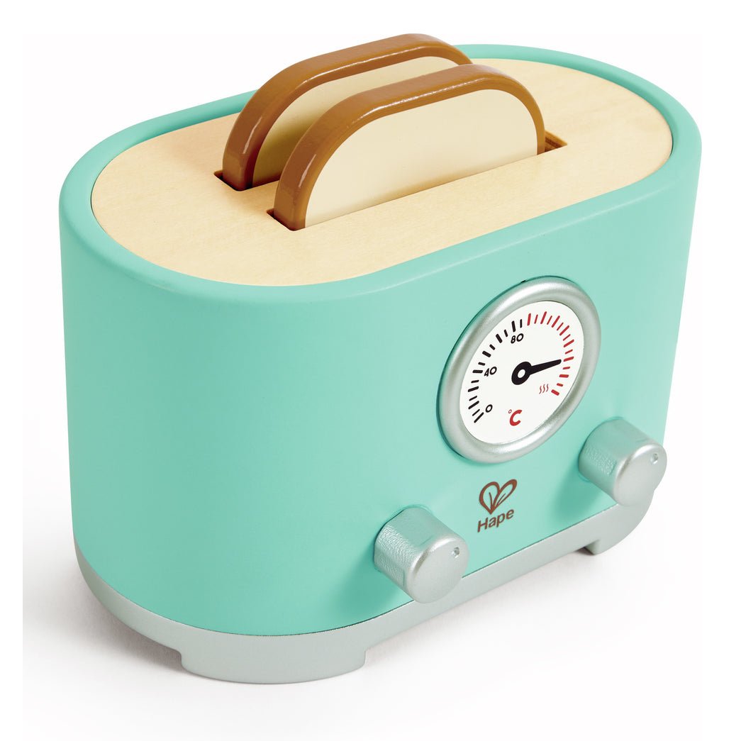 JUGUETE DE MADERA HAPE ·TOSTADORA DING & POP - UP· - Happy Moments Baby