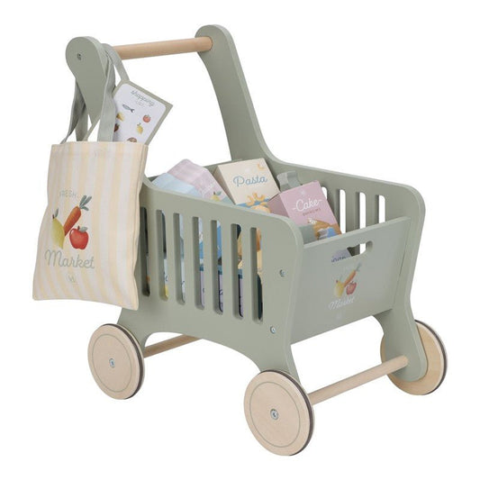 JUGUETE DE MADERA LITTLE DUTCH ·CARRITO DE LA COMPRA· - Happy Moments Baby