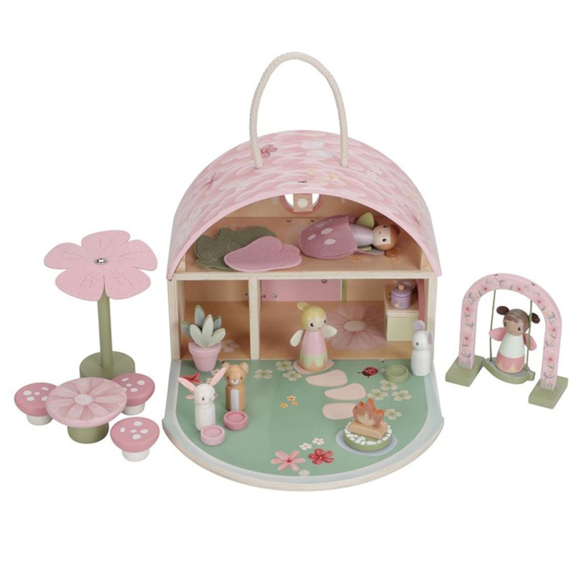 JUGUETE DE MADERA LITTLE DUTCH ·CASA DE MUÑECAS FAIRY GARDEN· - Happy Moments Baby