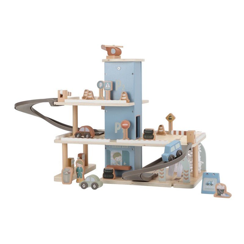 JUGUETE DE MADERA LITTLE DUTCH ·PARKING GARAJE· - Happy Moments Baby