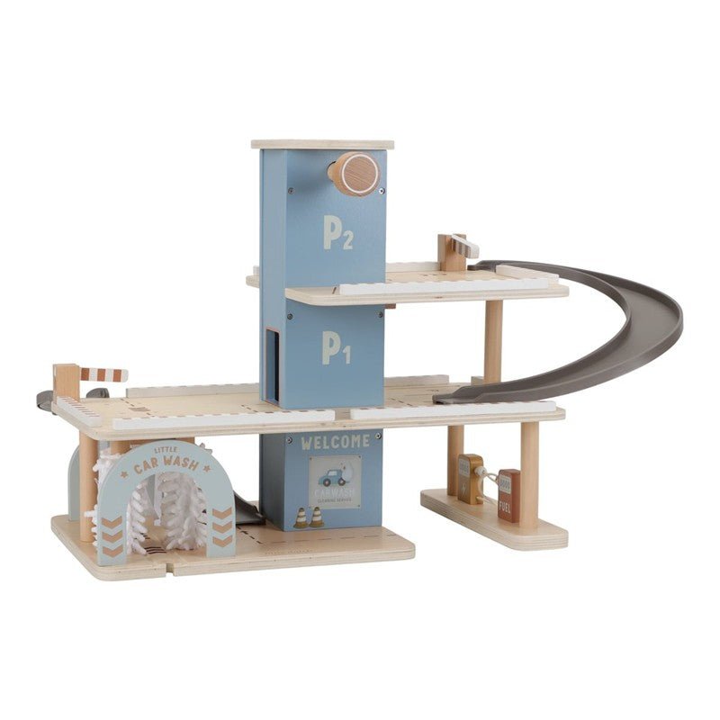 JUGUETE DE MADERA LITTLE DUTCH ·PARKING GARAJE· - Happy Moments Baby