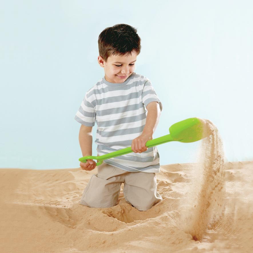 JUGUETE DE PLAYA Y PARQUE HAPE ·PALA SUPER GRANDE VERDE· - Happy Moments Baby