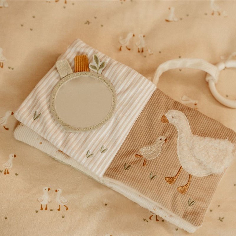 JUGUETE DE TELA LITTLE DUTCH ·LIBRITO BLANDO ACTIVIDADES NEWBORN NATURALS· - Happy Moments Baby