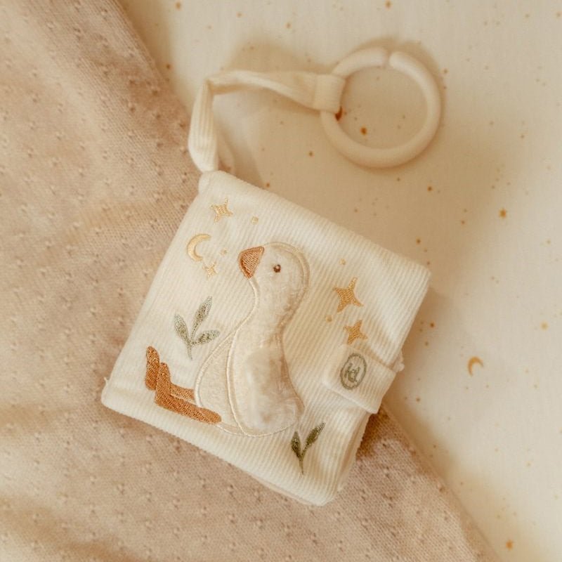 JUGUETE DE TELA LITTLE DUTCH ·LIBRITO BLANDO ACTIVIDADES NEWBORN NATURALS· - Happy Moments Baby