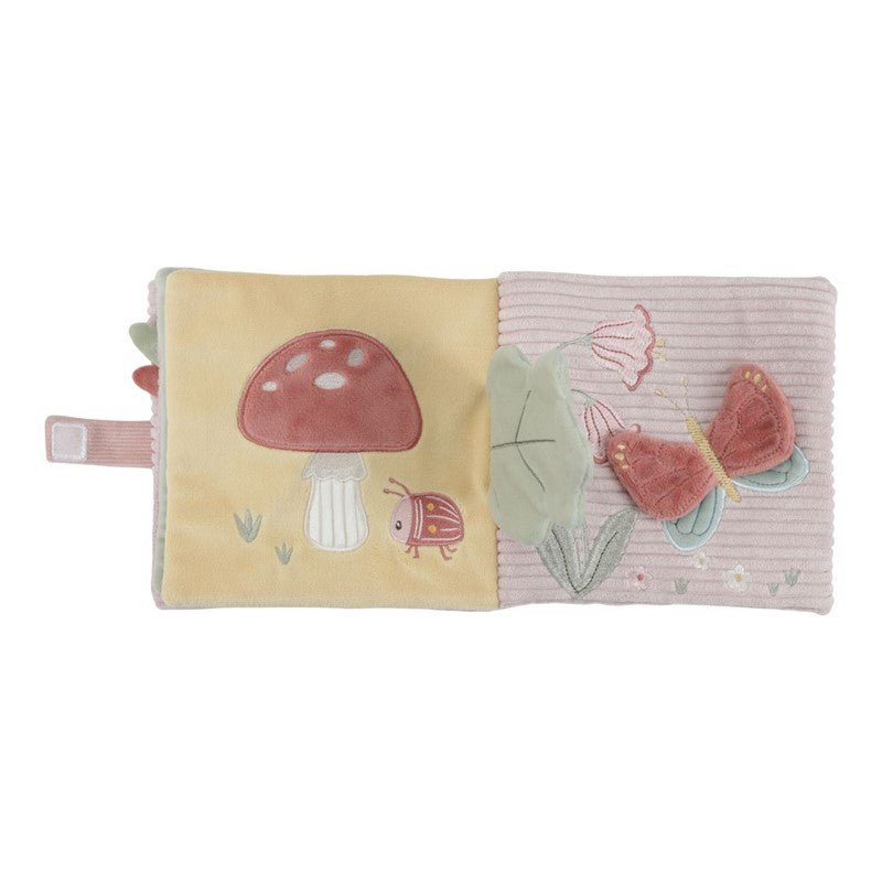 JUGUETE DE TELA LITTLE DUTCH ·LIBRO BLANDO ACTIVIDADES FAIRY GARDEN· - Happy Moments Baby