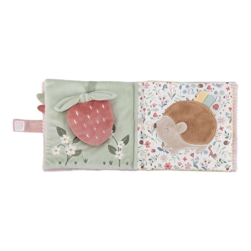 JUGUETE DE TELA LITTLE DUTCH ·LIBRO BLANDO ACTIVIDADES FAIRY GARDEN· - Happy Moments Baby