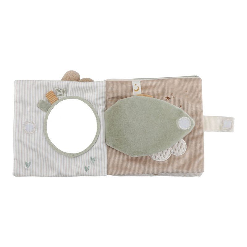 JUGUETE DE TELA LITTLE DUTCH ·LIBRO BLANDO ACTIVIDADES NEWBORN NATURALS· - Happy Moments Baby