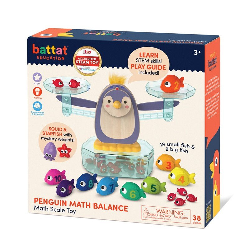 JUGUETE EDUCATIVO BTOYS ·BALANZA MATEMÁTICA PENGUIN· - Happy Moments Baby