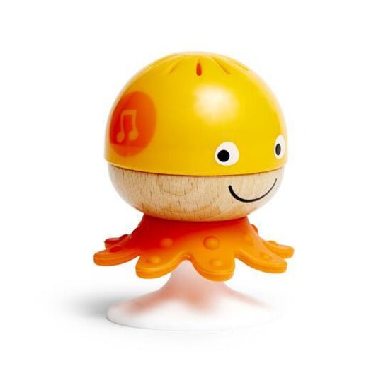 JUGUETE SENSORIAL HAPE ·JUEGO DE 3 SONAJEROS ADHESIVOS· - Happy Moments Baby