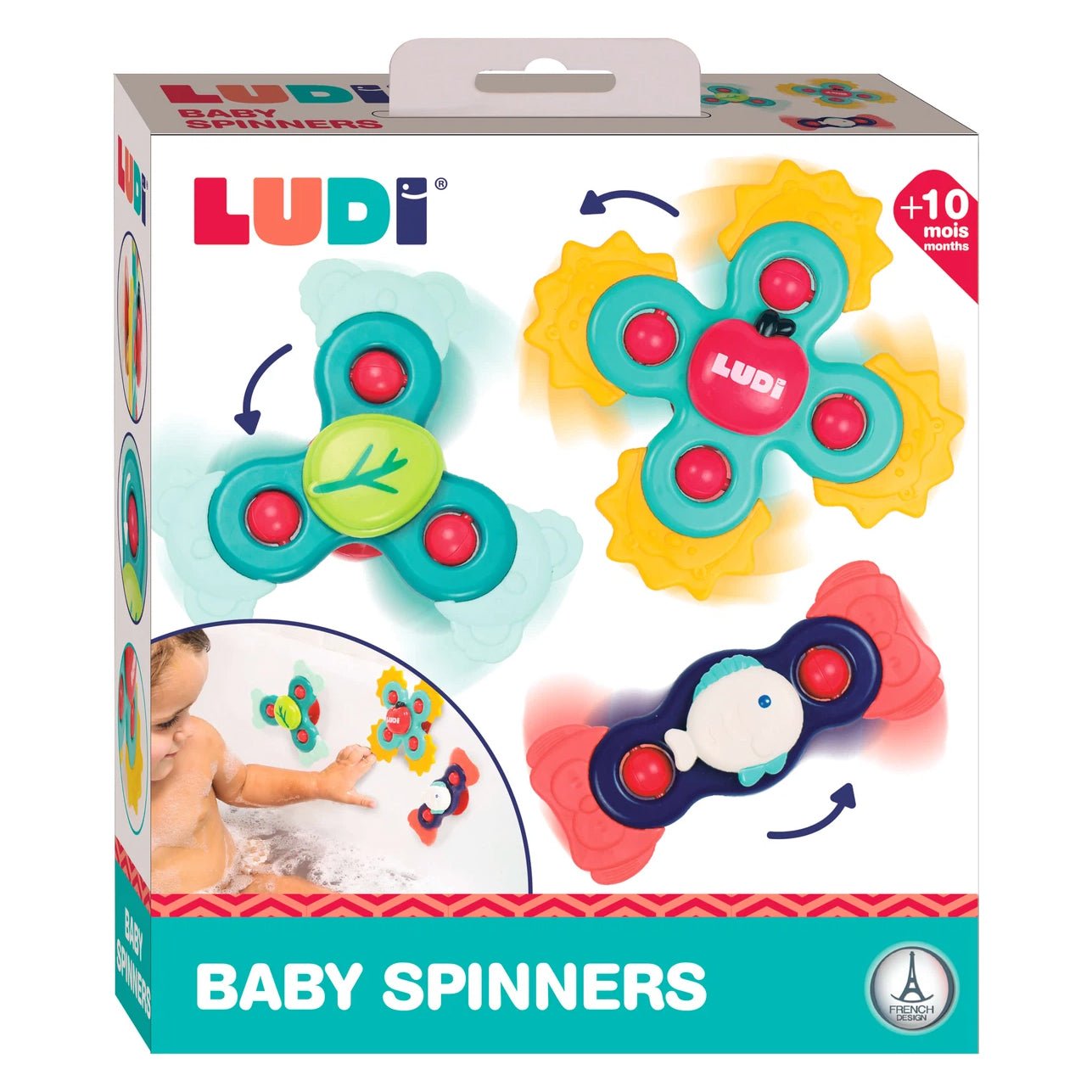 JUGUETE SENSORIAL LUDI ·SPINNERS BEBÉ· - Happy Moments Baby