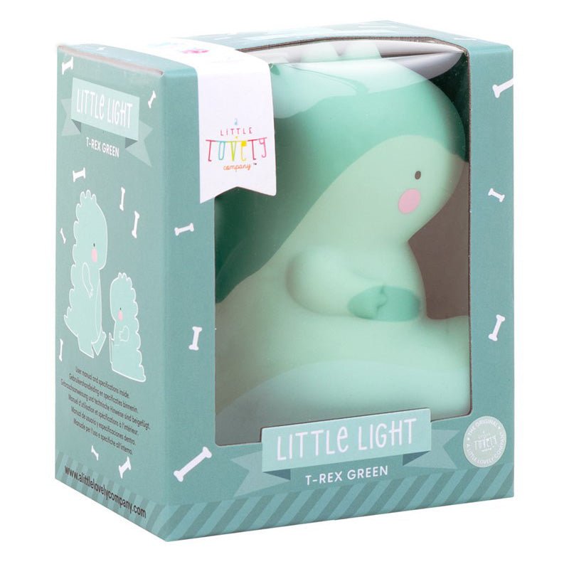 LAMPARITA DE COMPAÑÍA QUITAMIEDOS ·T - REX VERDE· - Happy Moments Baby