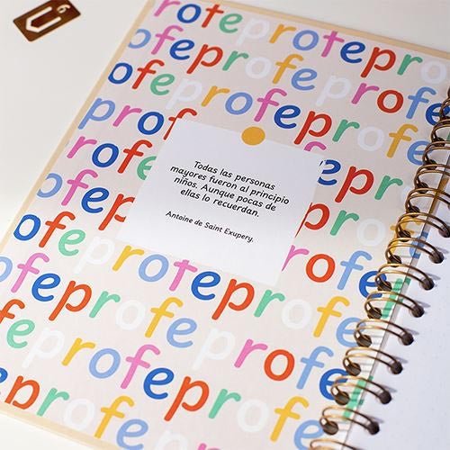 LIBRETA UO ·PROFE MÁS GUAY NO HAY· - Happy Moments Baby