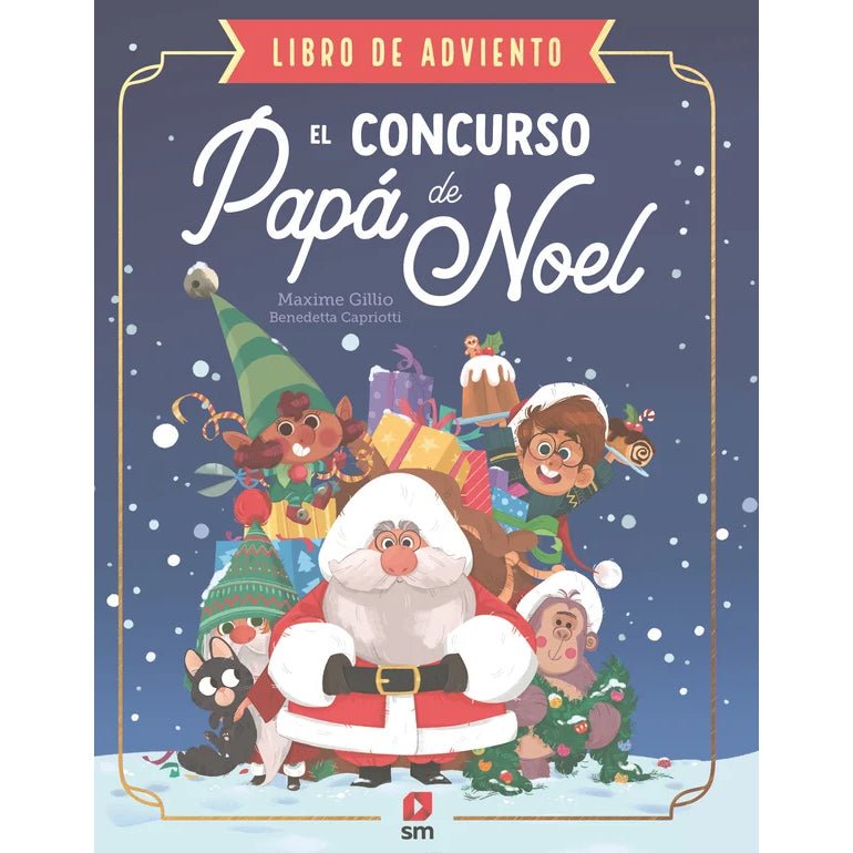LIBRO INFANTIL CALENDARIO DE ADVIENTO - EL CONCURSO DE PAPÁ NOEL - Happy Moments Baby