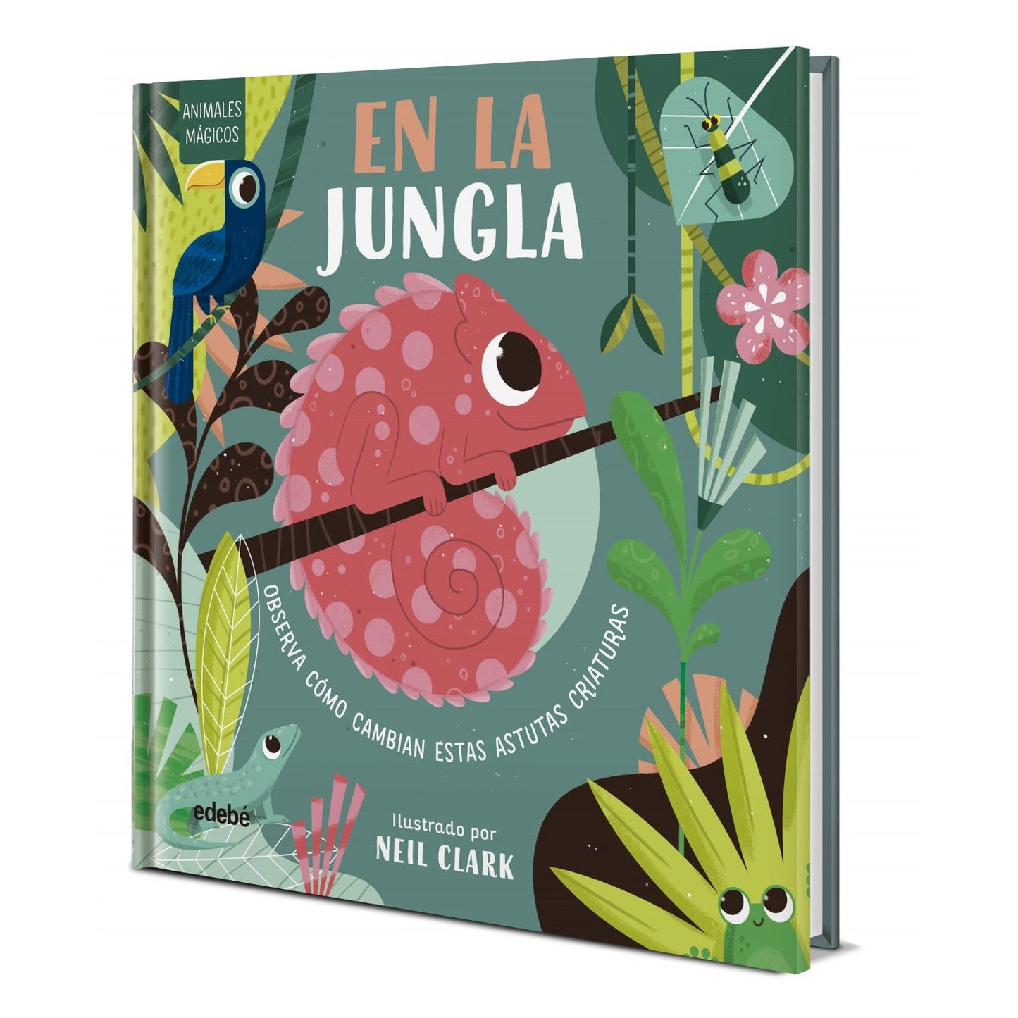 LIBRO INFANTIL INTERACTIVO - EN LA JUNGLA - Happy Moments Baby