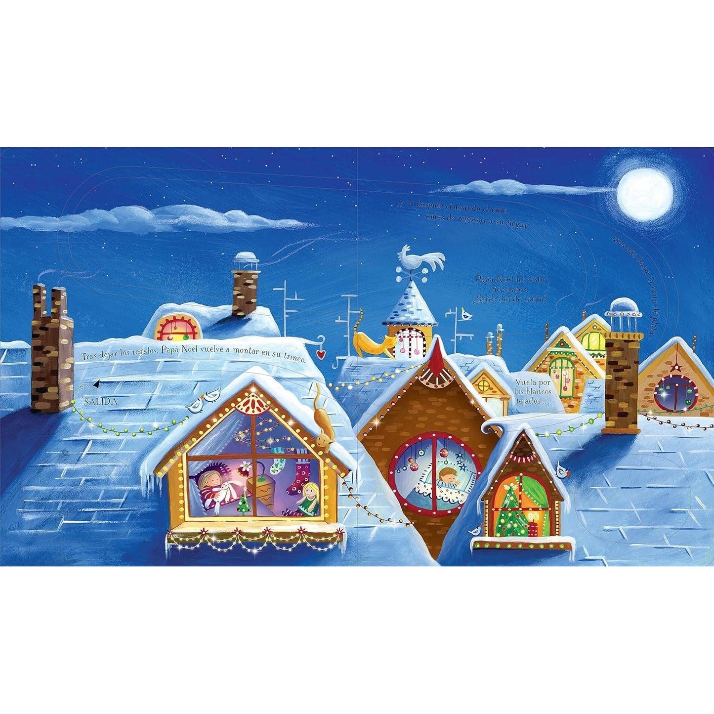 LIBRO INFANTIL INTERACTIVO - YA LLEGA PAPÁ NOEL - Happy Moments Baby