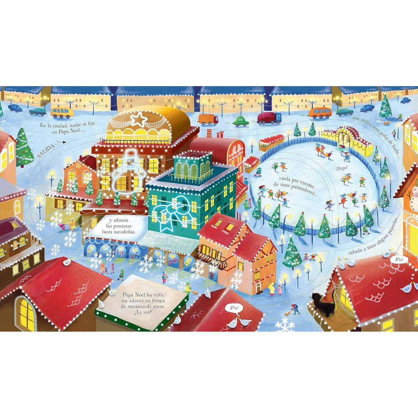 LIBRO INFANTIL INTERACTIVO - YA LLEGA PAPÁ NOEL - Happy Moments Baby