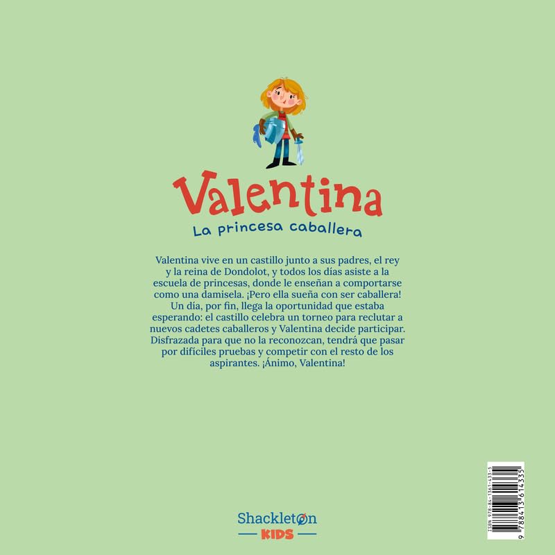 LIBRO INFANTIL - VALENTINA, LA PRINCESA CABALLERA - Happy Moments Baby