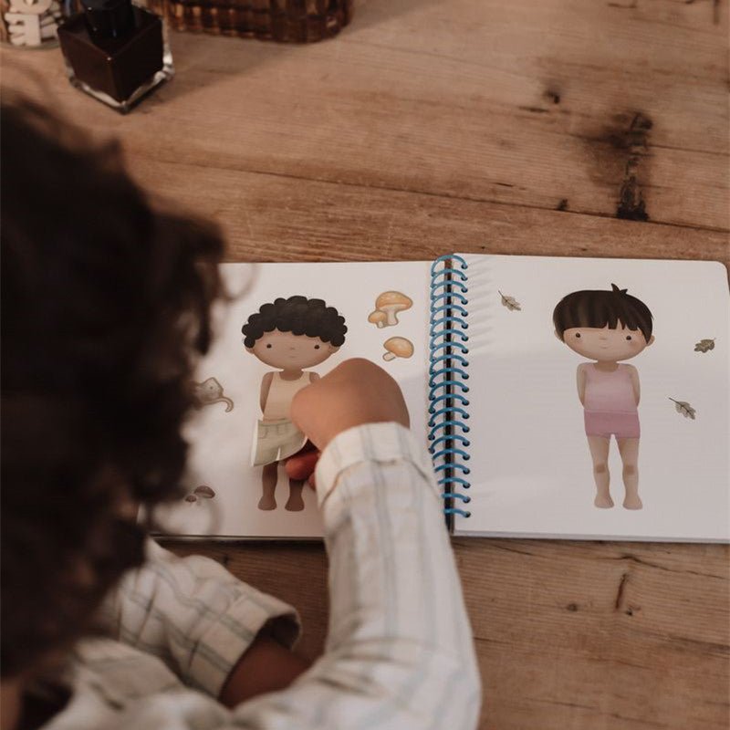 LIBRO MANUALIDADES LITTLE DUTCH ·VISTE A JIM FOREST FRIENDS· - Happy Moments Baby
