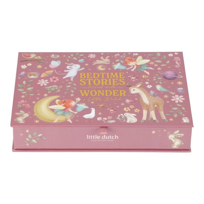 LINTERNA PROYECTOR DE CUENTOS LITTLE DUTCH ·ROSA· - Happy Moments Baby