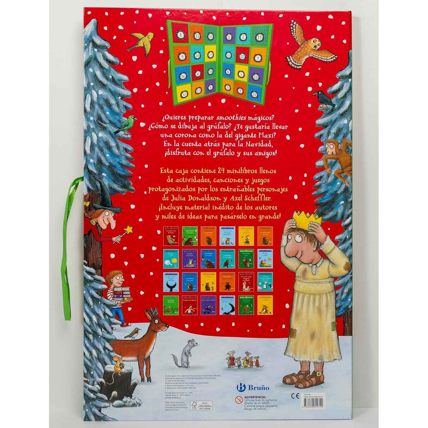 LLIBRE INFANTIL - GRÚFAL I ELS SEUS AMICS - CALENDARI D'ADVENT - Happy Moments Baby