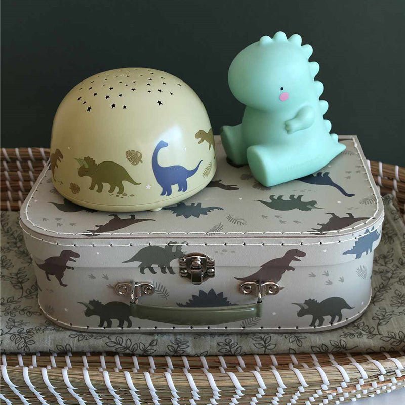 LUZ PROYECTOR INFANTIL NOCTURNA ·DINOSAURIOS· - Happy Moments Baby