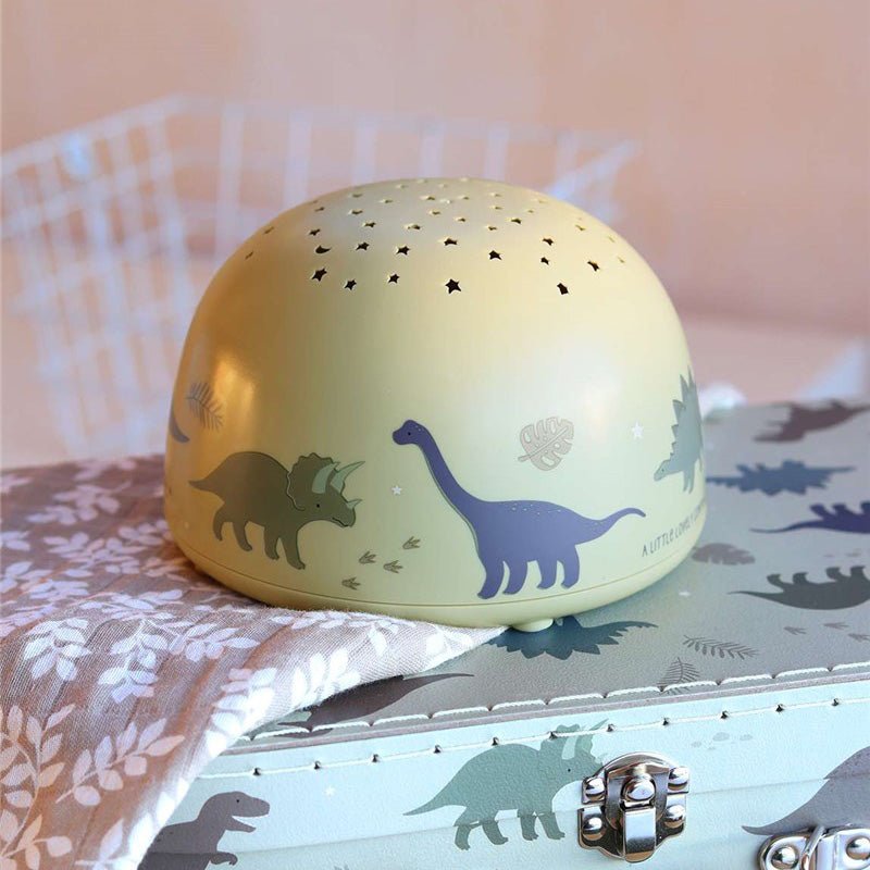 LUZ PROYECTOR INFANTIL NOCTURNA ·DINOSAURIOS· - Happy Moments Baby