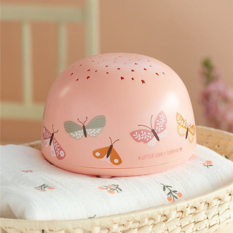 LUZ PROYECTOR INFANTIL NOCTURNA ·MARIPOSAS· - Happy Moments Baby