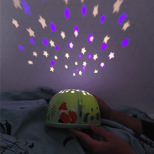 LUZ PROYECTOR INFANTIL NOCTURNA ·ZORRO· - Happy Moments Baby