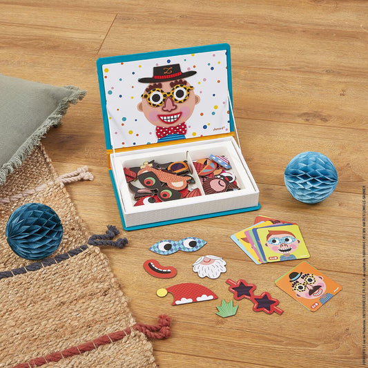 MAGNETI'BOOK JANOD ·CRAZY FACES CHICOS· - Happy Moments Baby