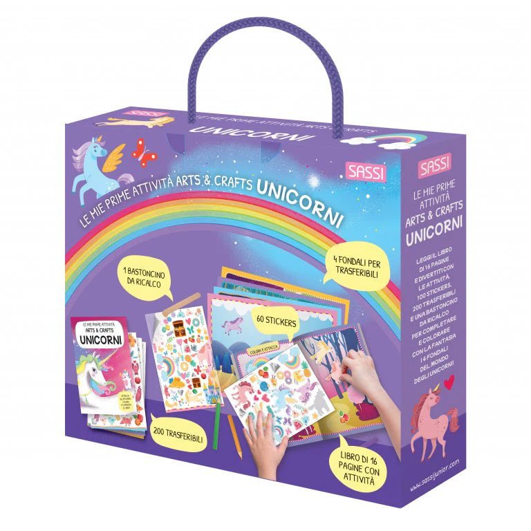 MALETÍN DE MANUALIDADES ·UNICORNIOS· - Happy Moments Baby