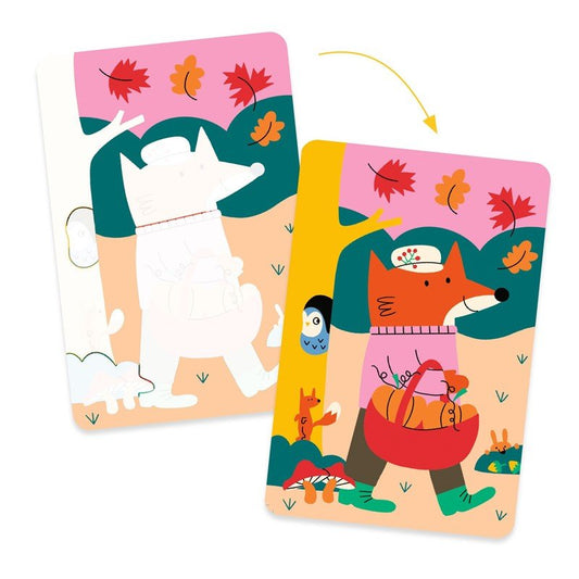 MANUALIDADES DJECO ·COLOREA CON AGUA - 4 TEMPORADAS· - Happy Moments Baby