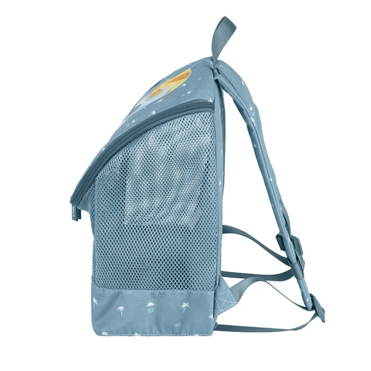 MOCHILA ANTIARENA SARO ·PALM SEA· - Happy Moments Baby