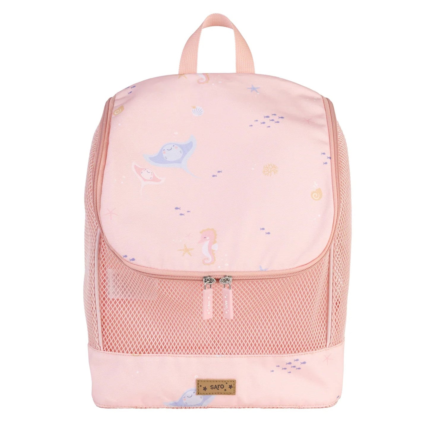 MOCHILA ANTIARENA SARO ·ROSE SEA· - Happy Moments Baby