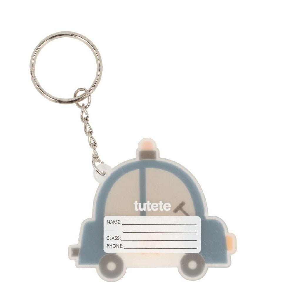 MOCHILA ESCOLAR MEDIANA TUTETE + LLAVERO PERSONALIZABLE ·CITY CARS· - Happy Moments Baby