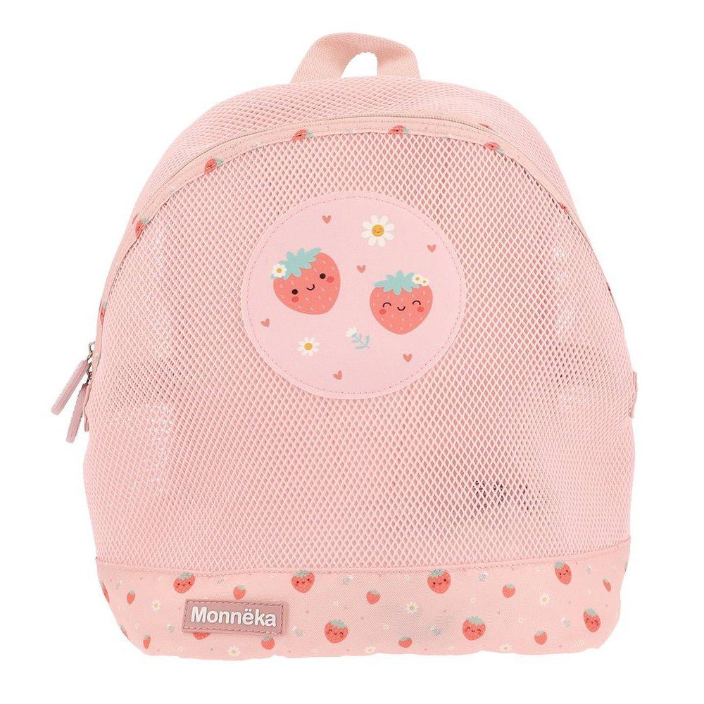 MOCHILA INFANTIL PLAYA ANTIARENA ·STRAWBERRIES· - Happy Moments Baby