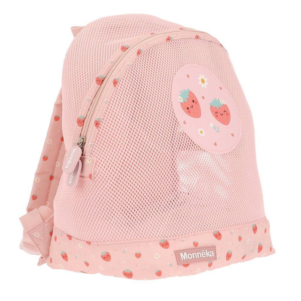 MOCHILA INFANTIL PLAYA ANTIARENA ·STRAWBERRIES· - Happy Moments Baby