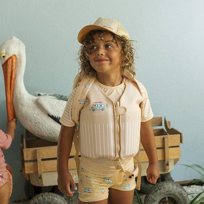 MOCHILA INFANTIL PLAYA ANTIARENA ·SURF VAN· - Happy Moments Baby