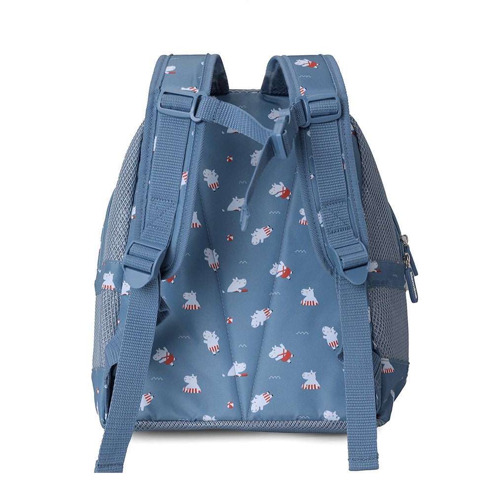 MOCHILA INFANTIL PLAYA ANTIARENA TUTETE ·HIPPOS· - Happy Moments Baby